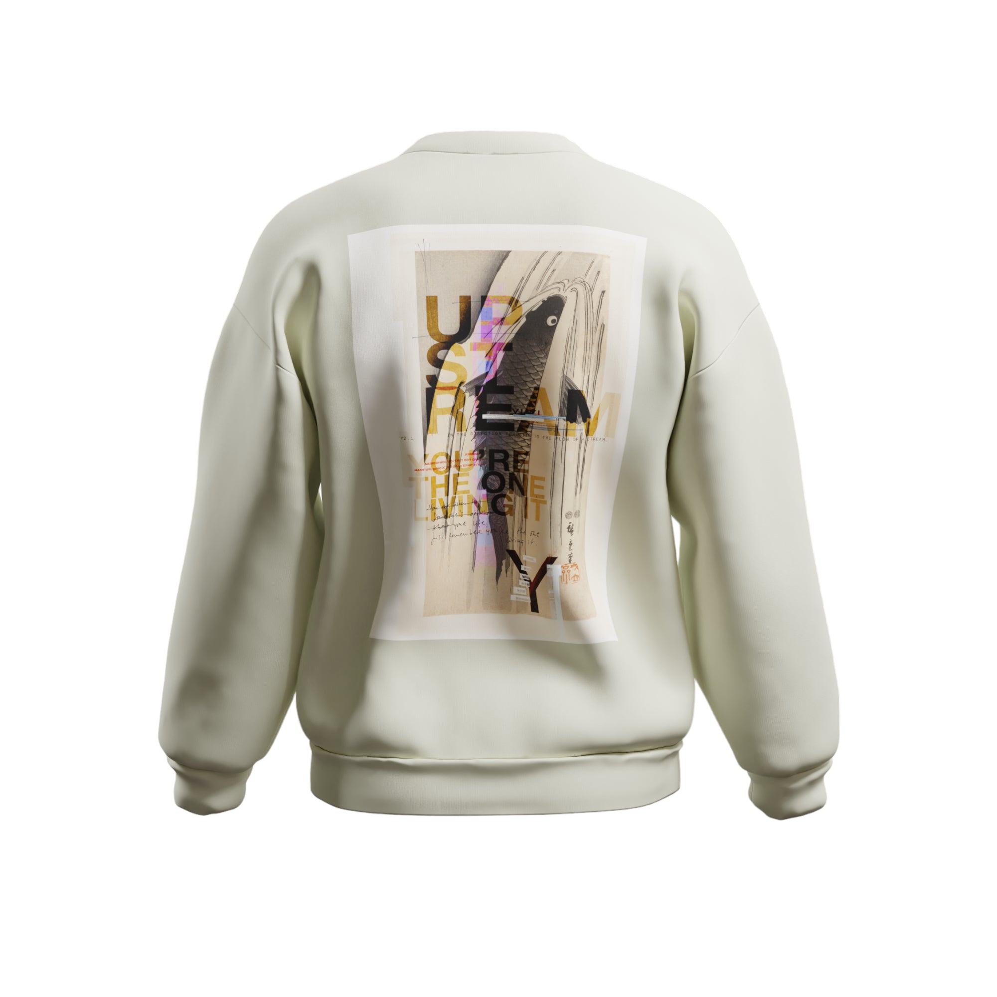 Y2 SWEATER - UPSTREAM (VINTAGE-WHITE EDITION)